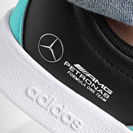Adidas Sportswear - Baskets VL Court AMG Mercedes JR1068 Core Black Semi Mint Rush Footwear White