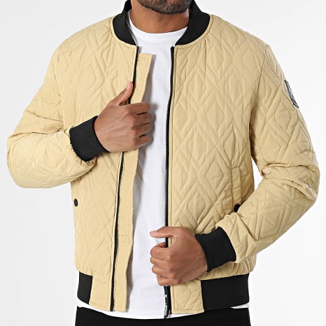 Kymaxx - Veste Bomber Jaune Clair