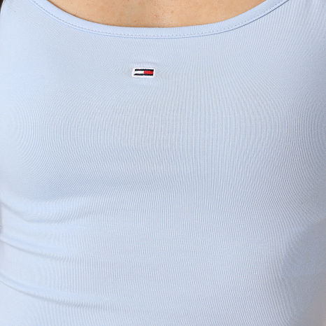 Tommy Jeans - Lot De 2 Débardeurs Femme Essential 8148 Blanc Bleu Clair