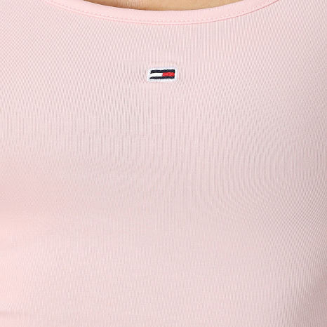 Tommy Jeans - Lot De 2 Débardeurs Femme Essential 8148 Blanc Rose