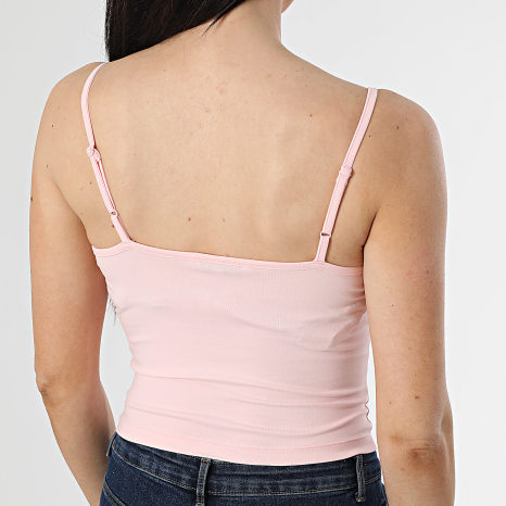 Tommy Jeans - Lot De 2 Débardeurs Femme Essential 8148 Blanc Rose
