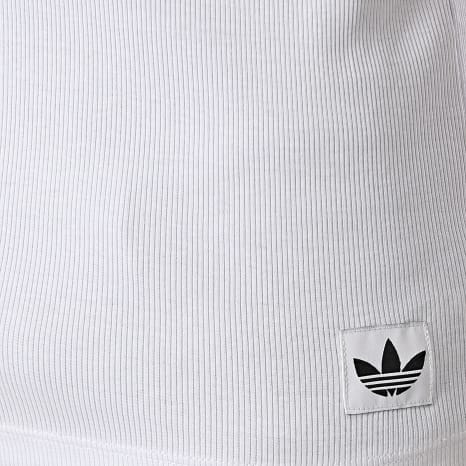 Adidas Originals - Lot De 2 Débardeurs Comfort Rib JK3878 Blanc