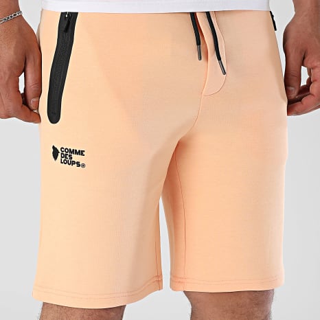 Comme Des Loups - Short Jogging Everest Naranja Claro