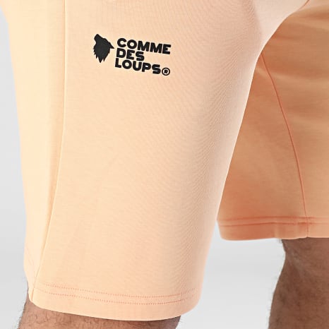 Comme Des Loups - Short Jogging Everest Naranja Claro