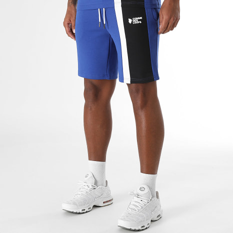 Comme Des Loups - Shorts Jogging Amalfi Azul Real Negro Blanco
