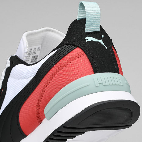 Puma - Baskets R78 393910 Puma White Black Red Fire