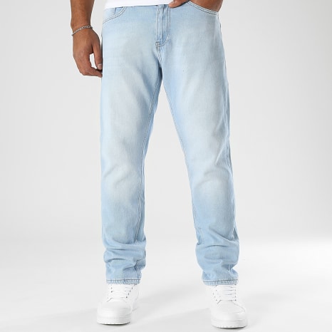 LBO - Lote de 2 vaqueros rectos relajados 2402 3171 Denim Wash Azul