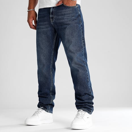 LBO - Lote de 2 vaqueros rectos relajados 2402 3171 Denim Wash Azul