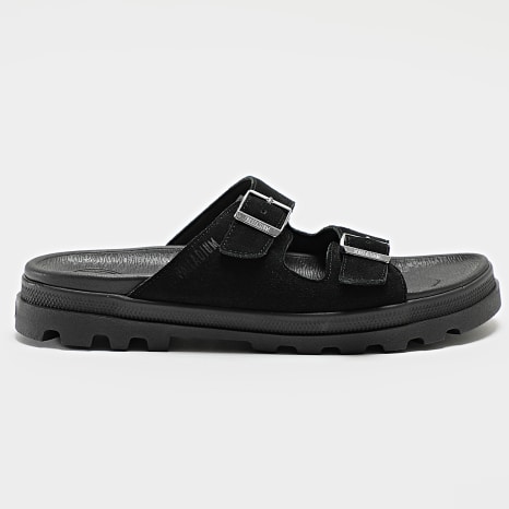 Palladium - Sandales Dunelite Riviera Suede 74455 Noir