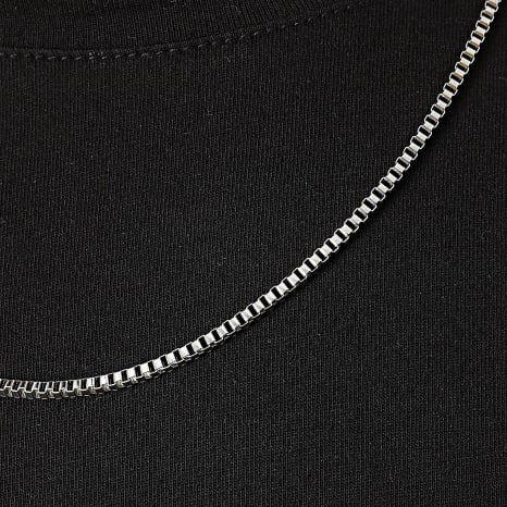 LBO - Colar de malha veneziana em prata de 2,5 mm