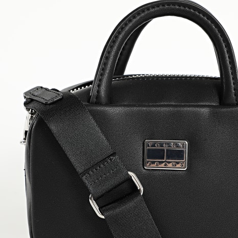 Tommy Jeans - Bolso de Mano Mujer American Cool Trunk 7294 Negro