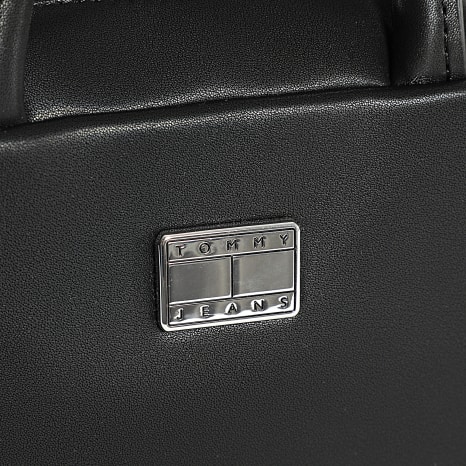 Tommy Jeans - Bolso de Mano Mujer American Cool Trunk 7294 Negro