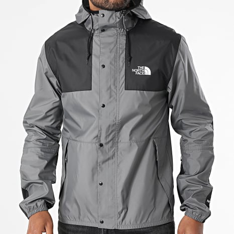 The North Face - Cortavientos Capucha Mountain A5IG3 Gris Antracita Negro