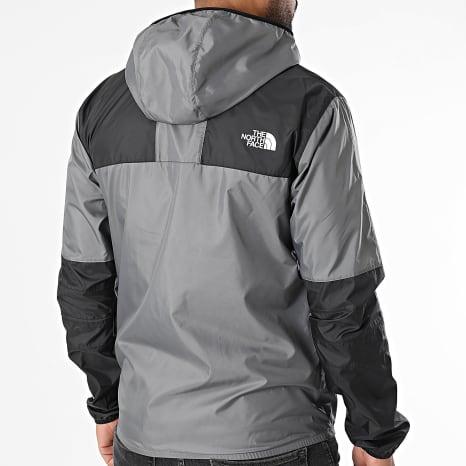 The North Face - Cortavientos Capucha Mountain A5IG3 Gris Antracita Negro