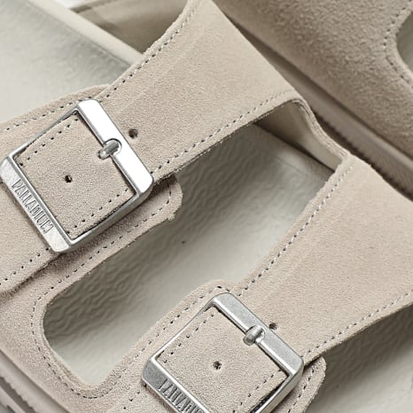 Palladium - Sandales Dunelite Riviera Suede 74455 Natural Grey