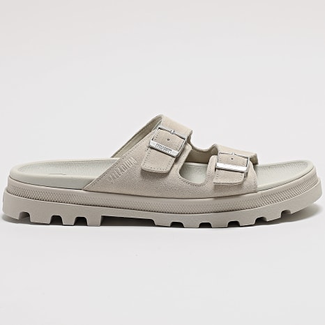 Palladium - Sandales Dunelite Riviera Suede 74455 Natural Grey