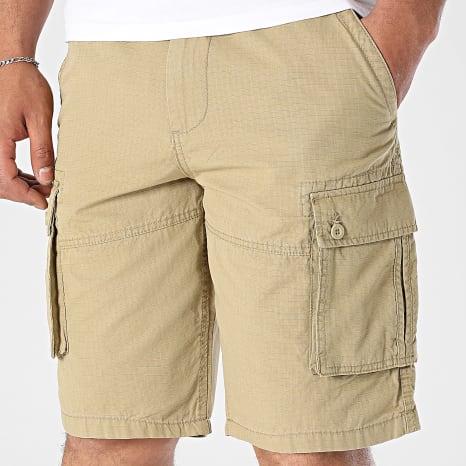Teddy Smith - Moon Ripstop Cargo Shorts 10417236D Dark Beige Teddy Smith - Moon Ripstop Cargo Shorts 10417236D Dark Beige