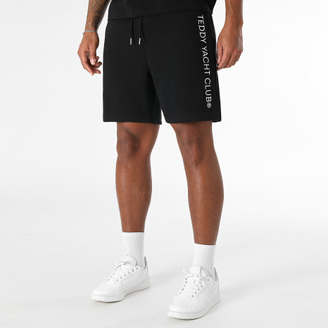 Teddy Yacht Club - Street Couture Gradient Black Tee Shirt and Jogging Short Set
