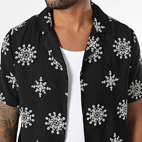 Uniplay - 132 Set camicia e pantaloni neri a maniche corte