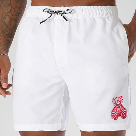 Teddy Yacht Club - Short De Bain Ice Ice Baby Blanc