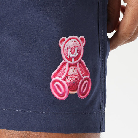 Teddy Yacht Club - Short De Bain Ice Ice Baby Bleu Marine