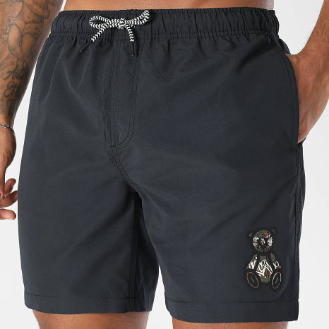 Teddy Yacht Club - Short De Bain Small Travis Noir Kaki