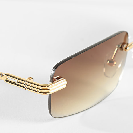 Frilivin - Lunettes De Soleil 317 Marron Doré