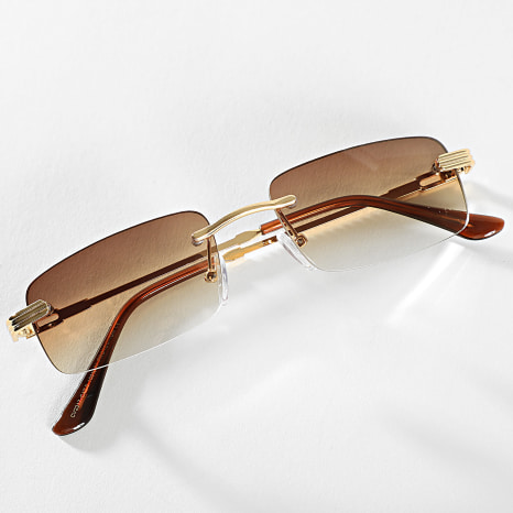 Frilivin - Lunettes De Soleil 317 Marron Doré