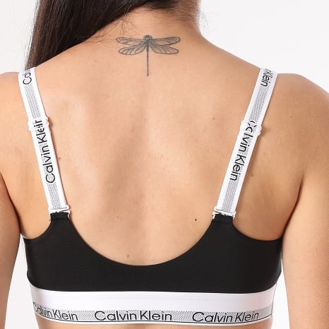 Calvin Klein - Sujetador Mujer Lightly Lined Bralette QF7970E Negro