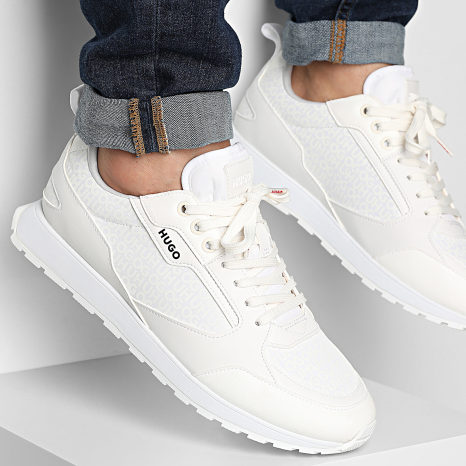 HUGO - Baskets Icelin Runner Mono 50536205 Blanco