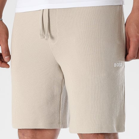 BOSS - Pantalón Corto de chándal Waffle 50535884 Beige