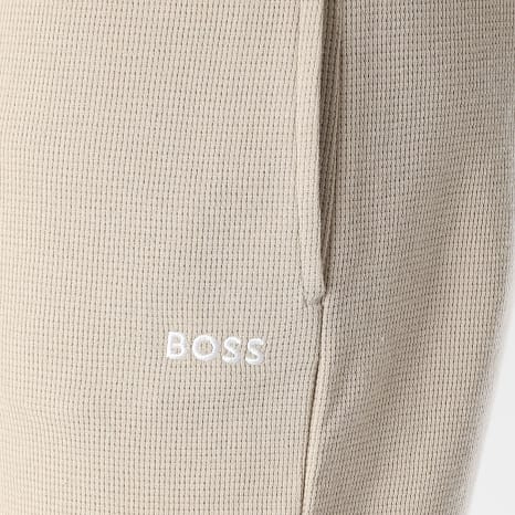 BOSS - Pantalón Corto de chándal Waffle 50535884 Beige