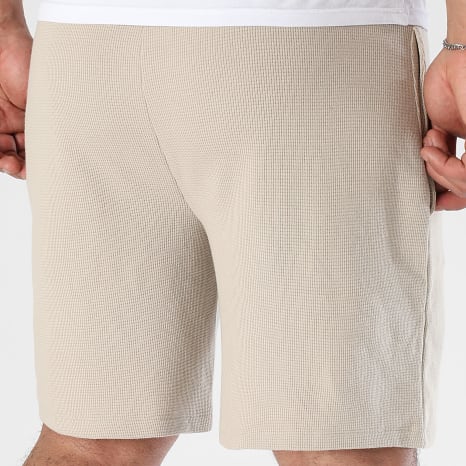 BOSS - Pantalón Corto de chándal Waffle 50535884 Beige