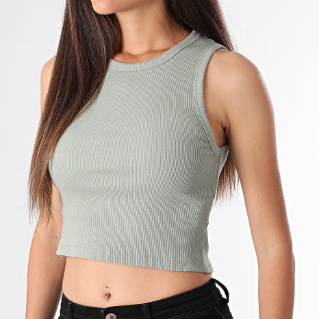 Teddy Smith - Débardeur Crop Femme Deb IC31100032D Vert