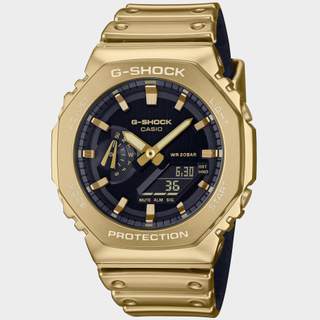 G-Shock - Reloj G-Shock GM-2100YMG Dorado