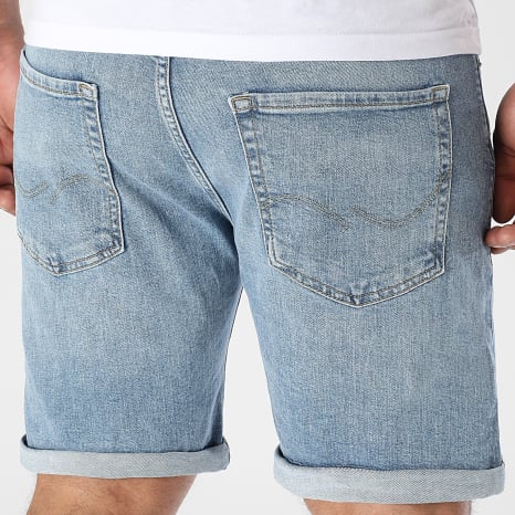 Jack And Jones - Short Jean Rick Original Bleu Denim