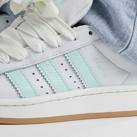 Adidas Originals - Zapatillas Mujer Campus 00s W JH7285 Cristal Blanco Núcleo Blanco Halo Menta