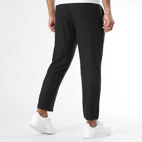 LBO - Lote de 2 Pantalones Efecto Lino 2025 Negro Azul Marino