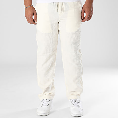 Only And Sons - Pantalon Loose Fit Sinus Ecru