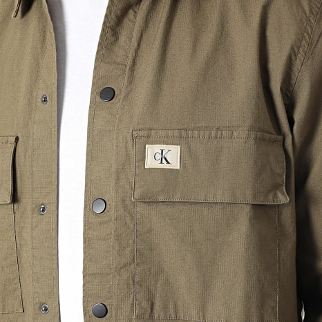 Calvin Klein - Camicia over 7584 Verde kaki
