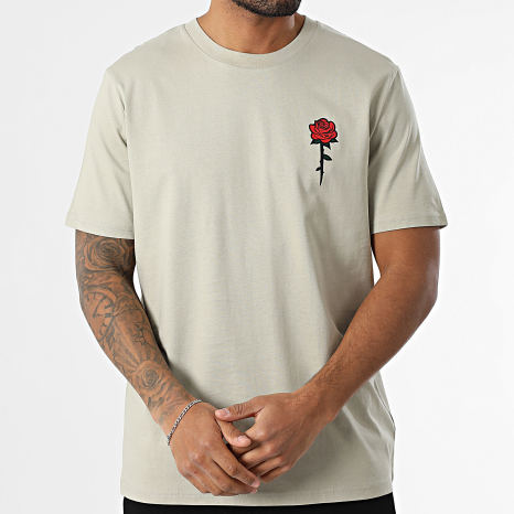 Luxury Lovers - Tee Shirt Oversize Rose Beige Stone