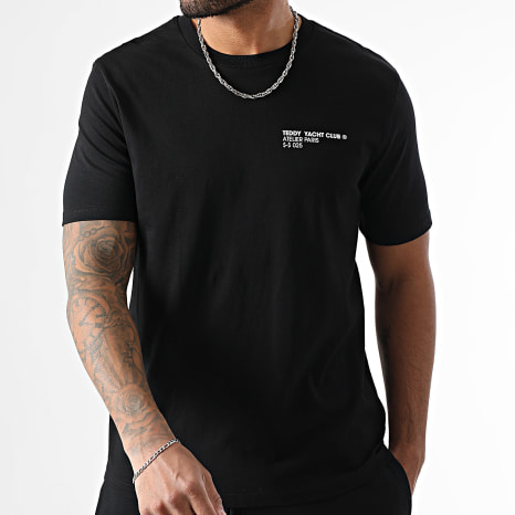 Teddy Yacht Club - LTHR Black Tee Shirt and Jogging Shorts Set