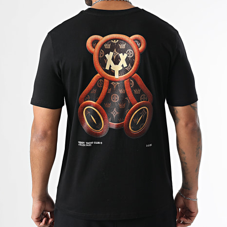Teddy Yacht Club - LTHR Black Tee Shirt and Jogging Shorts Set