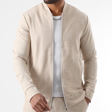 LBO - Veste Bomber Texturée 1953 Beige