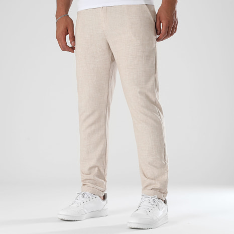 LBO - Pantalon Habillé 2035 Beige Chiné