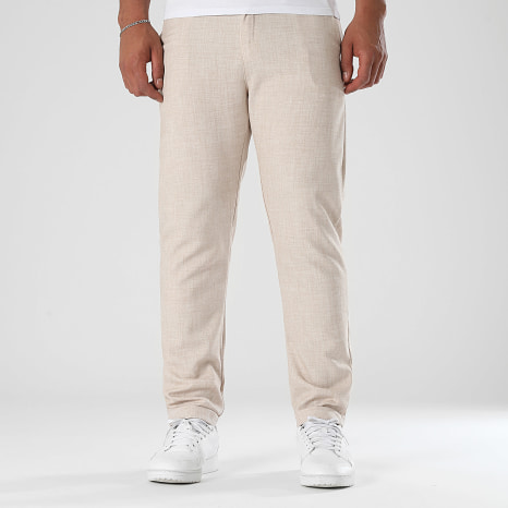 LBO - Pantalon Habillé 2035 Beige Chiné