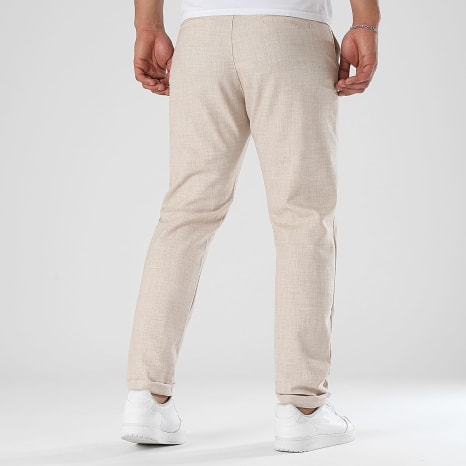 LBO - Pantalon Habillé 2035 Beige Chiné