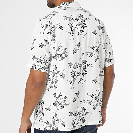 Uniplay - Chemise Manches Courtes 155 Blanc Noir