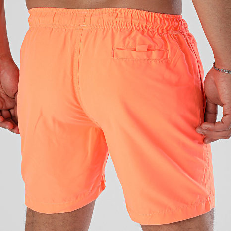 Sale Môme Paris - Short De Bain Nounours Dripping Graffiti Orange Fluo Noir