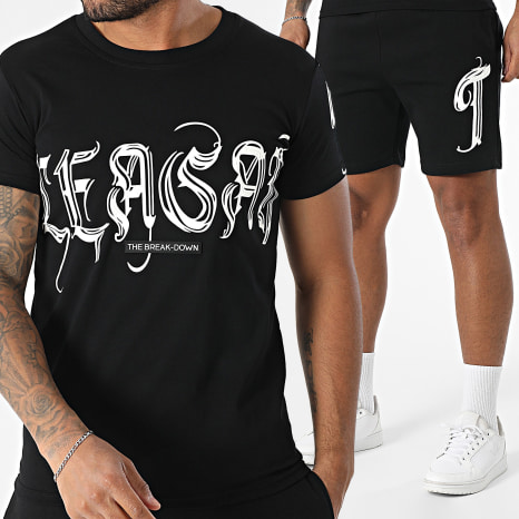 MTX - Ensemble Tee Shirt Et Short Jogging 631 Noir MTX - Ensemble Tee Shirt Et Short Jogging 631 Noir